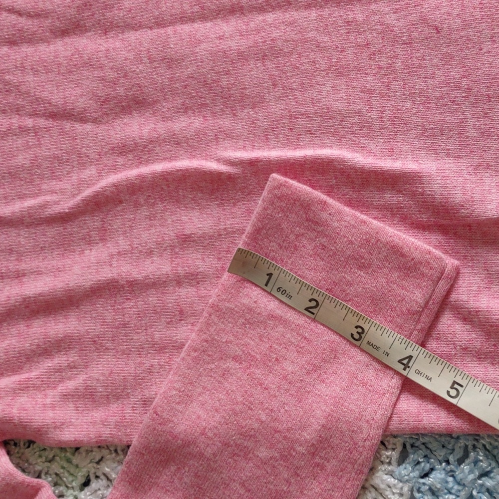 J. Crew Factory Size Small Pink Teddie Sweater - Picture 6 of 9